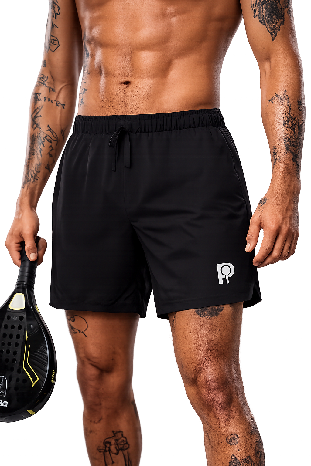 PARED Court Shorts — Black