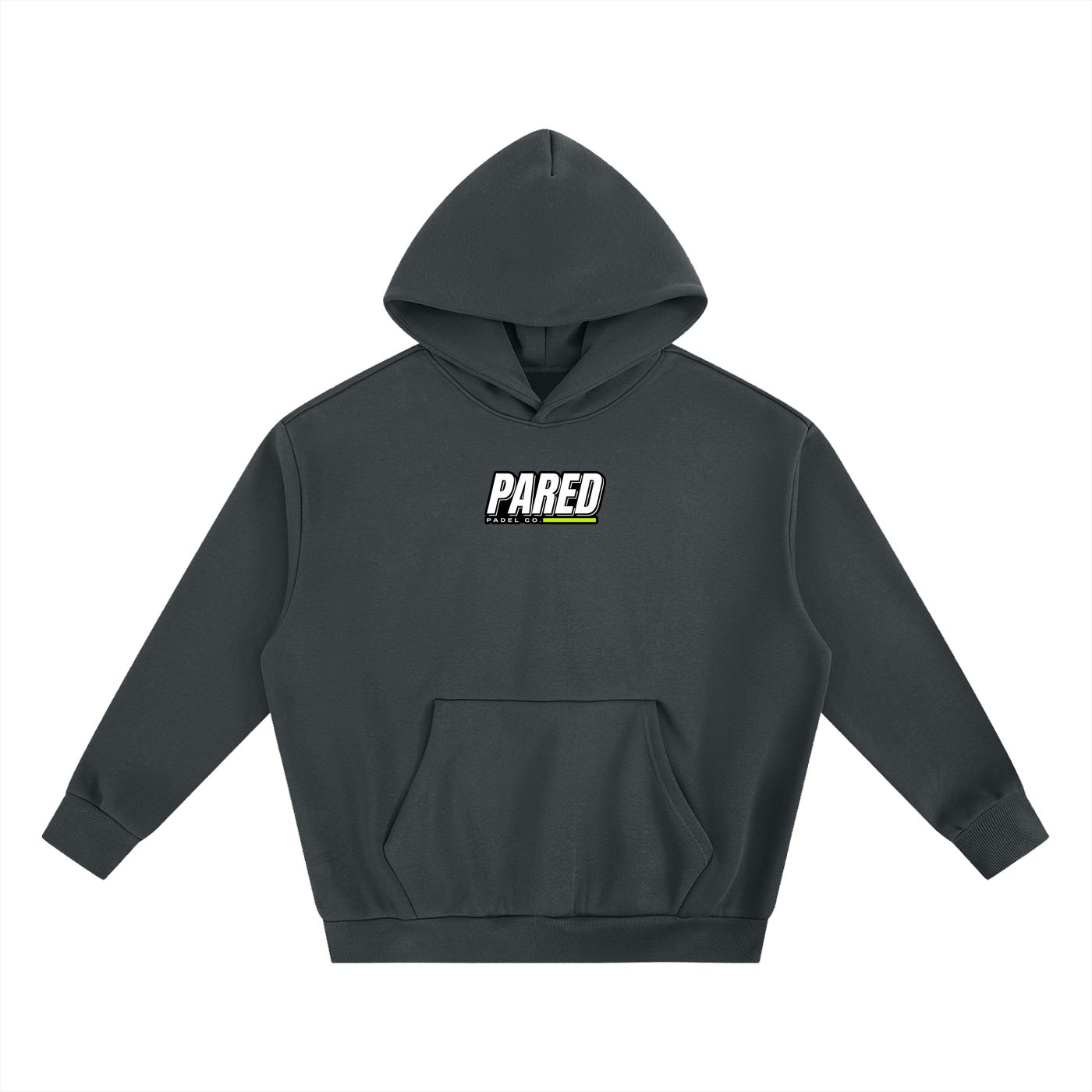 PARED Wall Hoodie — 400gsm heavyweight padel fleece hoodie